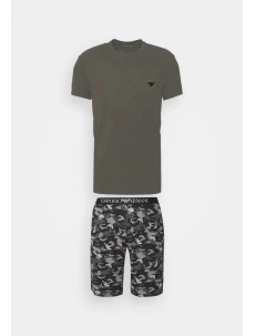 Pánske pyžamo 111360 2F567 76020 šedá - Emporio Armani