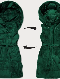 Tmavě zelená hrubší oboustranná vesta model 21310520 - MINORITY