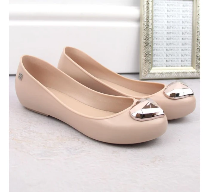 Pohodlné baleríny W nude model 21071872 - Zaxy