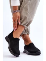 Dámské textilní nazouvací tenisky černé model 21618171 - EVENTO
