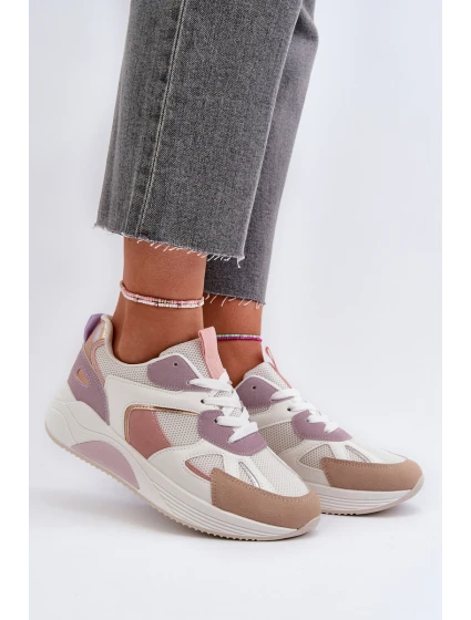 Dámské tenisky na platformě fialové model 21654522 - Boto Dámské tenisky na platformě fialové model 21654522 - Boto