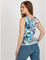 Blúzka AT BZ 2202B.70 biela a modrá