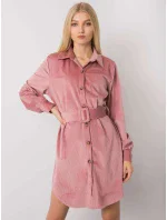 Šaty DHJ SK 10333.12P tmavo ružová