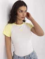 Tričko NM TS V7940.17 biele žlté