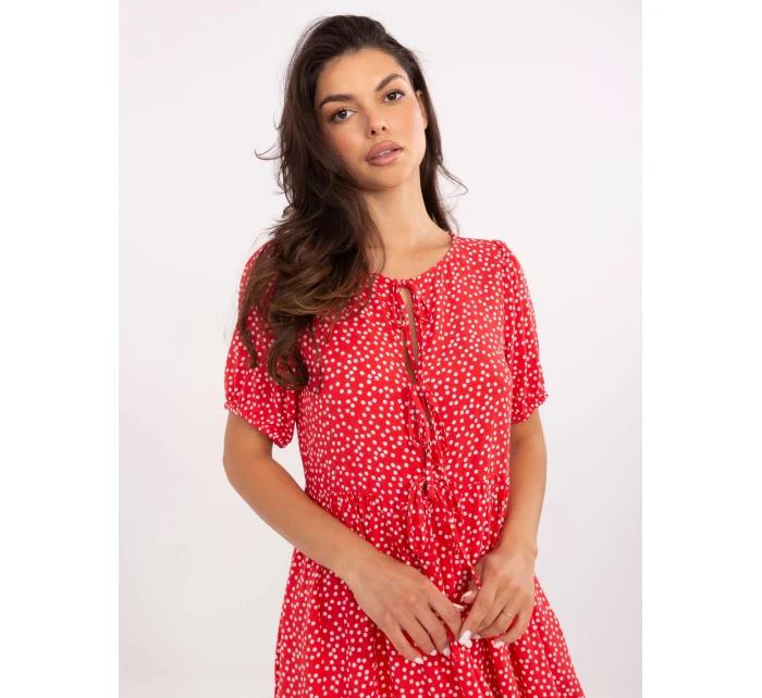 Dámské šaty model 22032261 červené Sublevel - FPrice