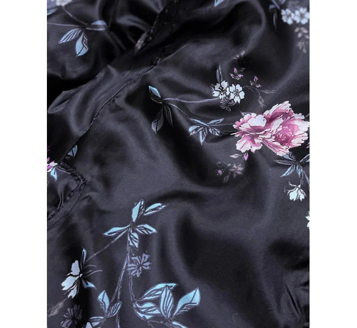 Žltá prešívaná obojstranná dámska bunda (RQW-6844)