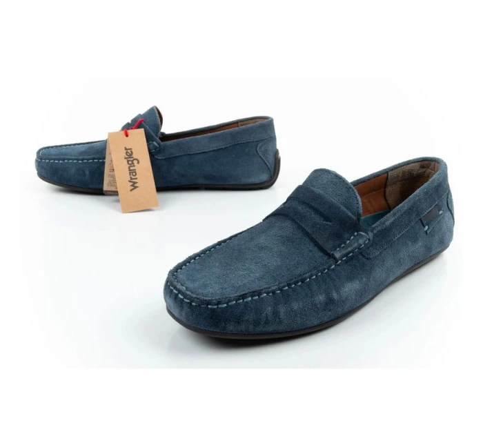 buty męskie  Suede  granatowe model 22002181 - Wrangler