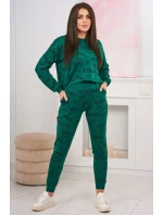 Súprava s nápismi zelenej farby