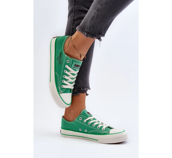 Damskie Trampki Big Star NN274240 Zielone