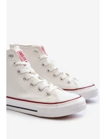 Wysokie Trampki Męskie Big Star NN174104 Białe