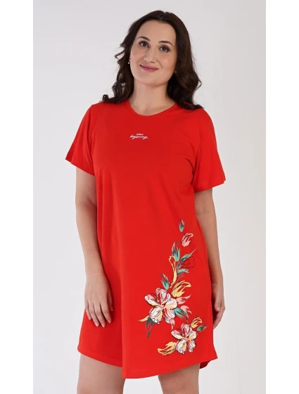 Dámska nočná košeľa s krátkym rukávom Alena