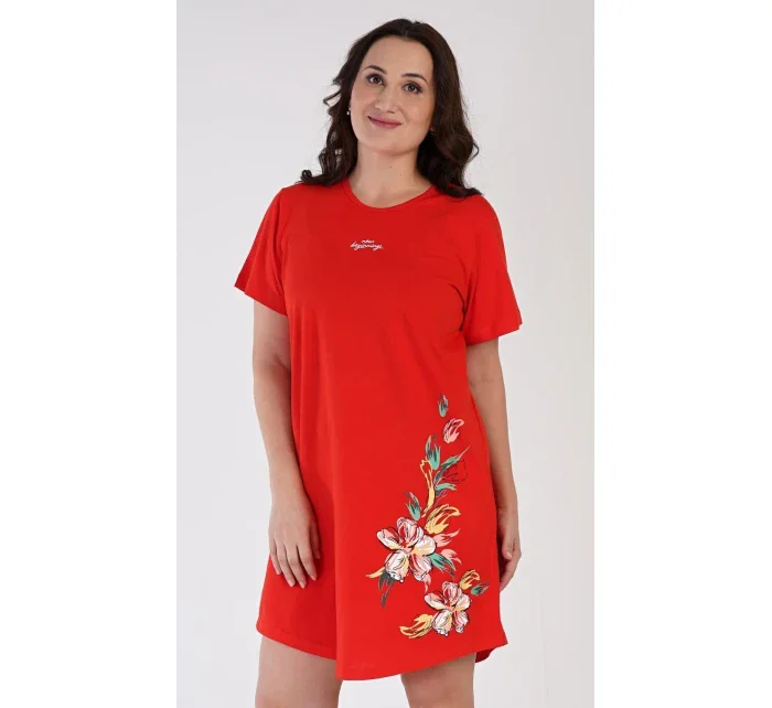 Dámska nočná košeľa s krátkym rukávom Alena