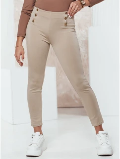 Dámské kalhoty beige Dstreet model 21980160 - FashionStreet