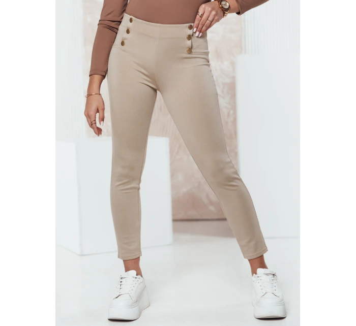 Dámské kalhoty beige Dstreet model 21980160 - FashionStreet