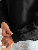 Dámska mikina LUMIVIA black FashionStreet BY1369 Dámska mikina LUMIVIA black FashionStreet BY1369