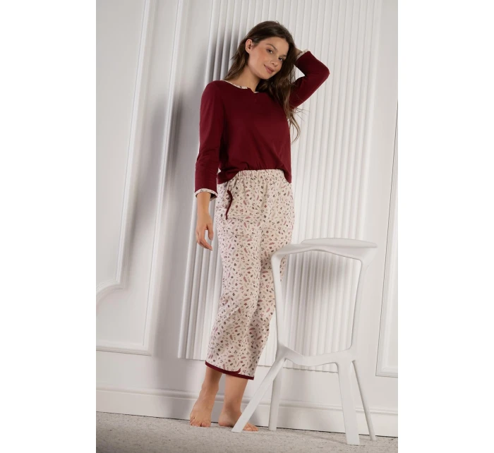 3/4 SXL pyžamo model 21781049 - Mademoiselle Sommeil 3/4 SXL pyžamo model 21781049 - Mademoiselle Sommeil