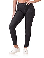 Dámske nohavice RELAX & GO JEANS TREGGINGS - BELLINDA - čierne