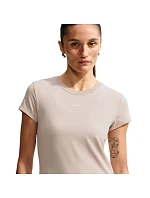 Dámske tričko Nike Sportswear Chill Knit, krémové, FV5508 236