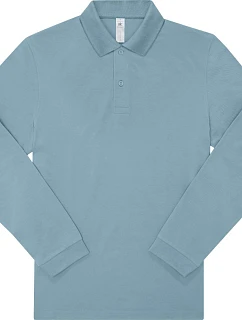 B&C My Polo 210 LSL Polo s dlhým rukávom z hrubej bavlny 01.U427 amalfi blue