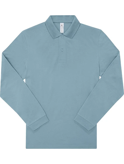 B&C My Polo 210 LSL Polo s dlhým rukávom z hrubej bavlny 01.U427 amalfi blue