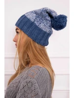 Čepice Paris fleece model 18750757 denim - K-Fashion Čepice Paris fleece model 18750757 denim - K-Fashion