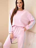 Dámska viskózna maslová súprava s tienidlami púdrovo ružová