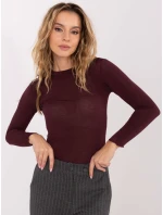 Bluzka IT BZ model 21757358 bordowy - FPrice Bluzka IT BZ model 21757358 bordowy - FPrice