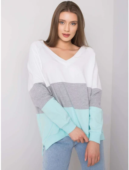 Mikina RV BL 5972.07 biela šedá