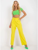 Kalhoty TO SP model 17293536 žlutá - FPrice Kalhoty TO SP model 17293536 žlutá - FPrice