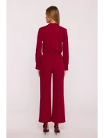 model 21296099 Kombinéza se stojáčkem bordó - Moe