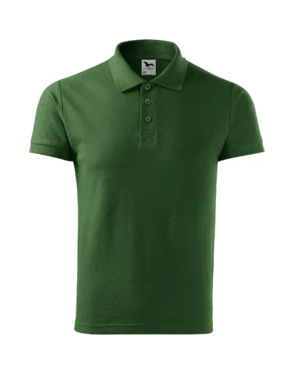 Cotton polokošile pánská lahvově zelená Cotton polokošile pánská lahvově zelená
