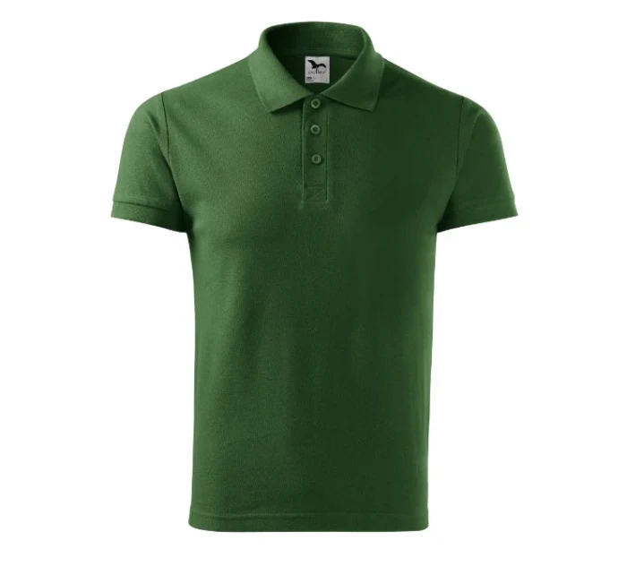 Bavlnená polokošeľa pánska fľaša zelená Bavlnená polokošeľa pánska fľaša zelená