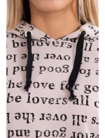 Dámská souprava s potiskem model 20318247 béžová - Kesi Dámská souprava s potiskem model 20318247 béžová - Kesi