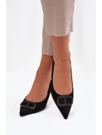 Lodičky s ihlovým podpätkom model 220888 Krok vo veľkom štýle Lodičky s ihlovým podpätkom model 220888 Krok vo veľkom štýle