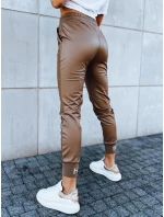 Dámské kožené kalhoty camel Dstreet model 21971259 - FashionStreet