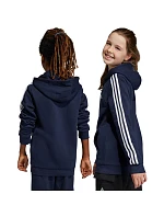 Fleecová mikina adidas Essentials 3-Stripes so zipsom Jr IC0600