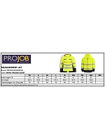 Padded Jacket Polstrovaná bezpečnostní bunda 64. hi vis model 22463291 - ProJob Padded Jacket Polstrovaná bezpečnostní bunda 64. hi vis model 22463291 - ProJob
