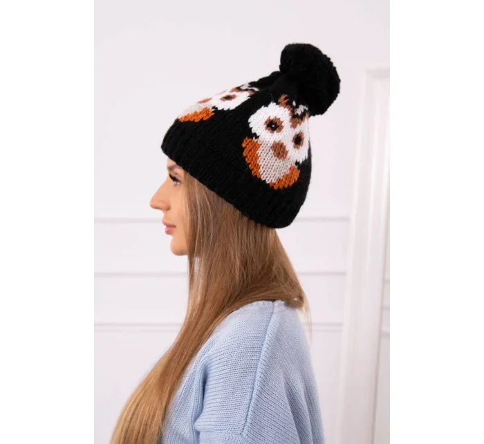 Dámská čepice  černá model 18751609 - K-Fashion