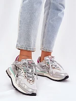 Sneakersy Buty Sportowe Damskie D.Franklin DFSH378006 Srebrne