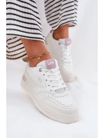 Dámské Tenisky Na Platformě  WOMEN LOW Bílé model 21695018 - Lee