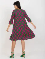 Šaty D73771M30214G zelené Šaty D73771M30214G zelené