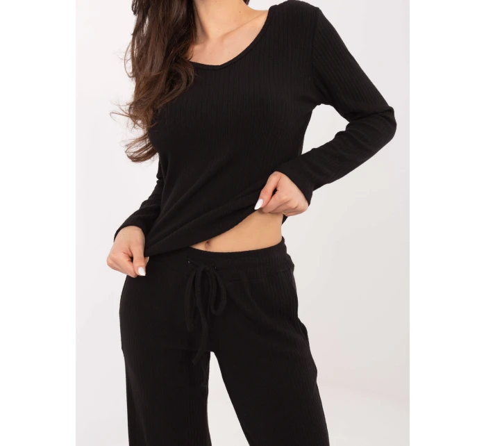 Spodnie SM SP model 21771782 czarny - FPrice Spodnie SM SP model 21771782 czarny - FPrice