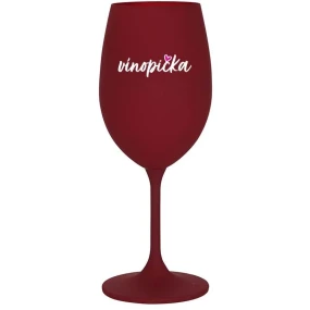 VÍNOPIČKA - bordo sklenice na víno 350 ml