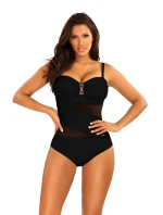 Dámske jednodielne plavky S8030CH3 Gold7 Black - Self