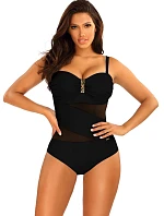 Dámske jednodielne plavky S8030CH3 Gold7 Black - Self