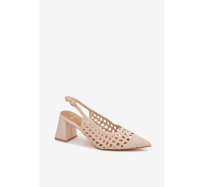 Sandále na podpätku model 226506 Vykročte štýlovo