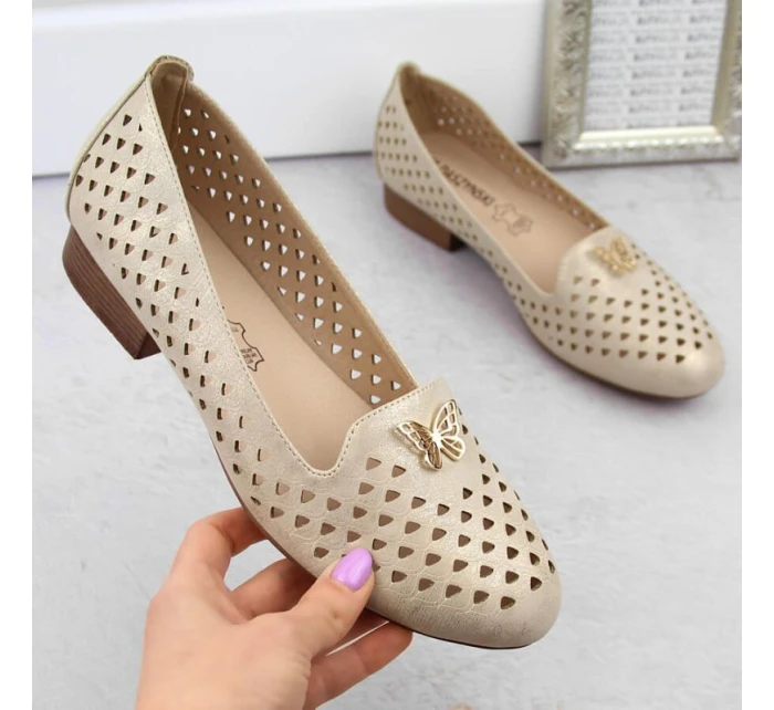 Žaluďové topánky M.Daszynski W SAN35 gold