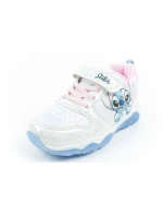 Leomil detská športová obuv tenisky Stitch ľahký suchý zips LED modrá