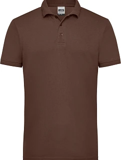 JN Pánské pracovní piqué polo 02.0 brown model 22434994 - Daiber