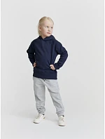 Pure Waste KDHD Dětská mikina s kapucí 74.KDHD solid navy Pure Waste KDHD Dětská mikina s kapucí 74.KDHD solid navy